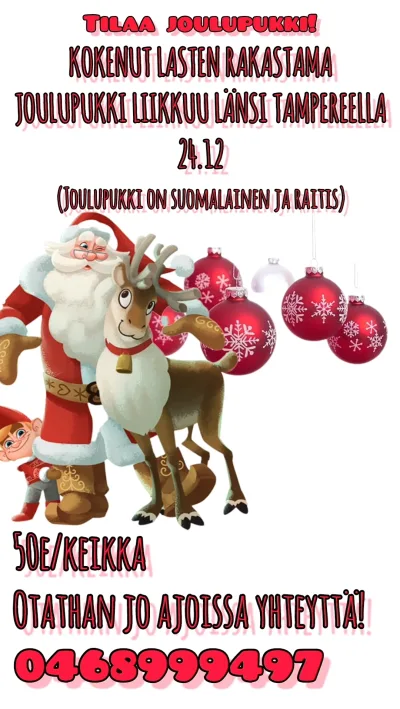 Kuva: Kokenut Korvatunturin Joulupukki