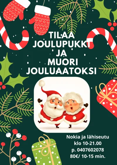 Kuva: Iloinen pukki ja muori