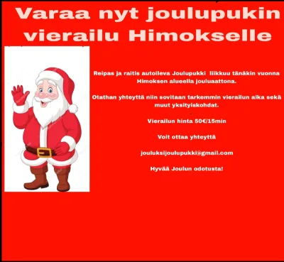 Kuva: Joulupukki himoksella